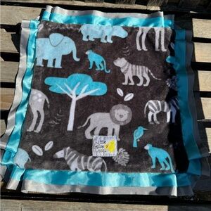 15” Lovey Security Blanket W Paci Holder Soft